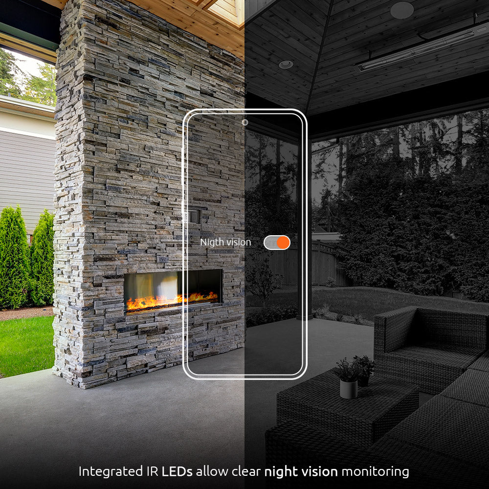 NexxtHome Outdoor Flood Light Cam 2K NHC-F610