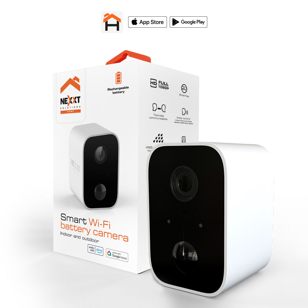 Nexxt Home Indoor/Outdoor Battery Cam Wrlss 1080p NHC-O640
