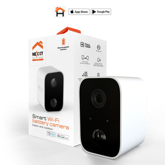 Nexxt Home Indoor/Outdoor Battery Cam Wrlss 1080p NHC-O640