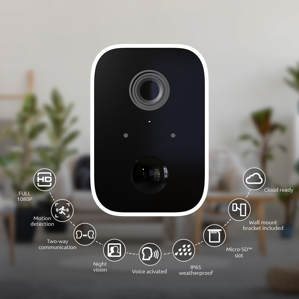 Nexxt Home Indoor/Outdoor Battery Cam Wrlss 1080p NHC-O640