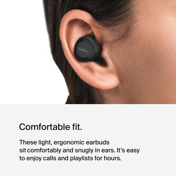 Belkin True Wireless Earbuds Bolt Black