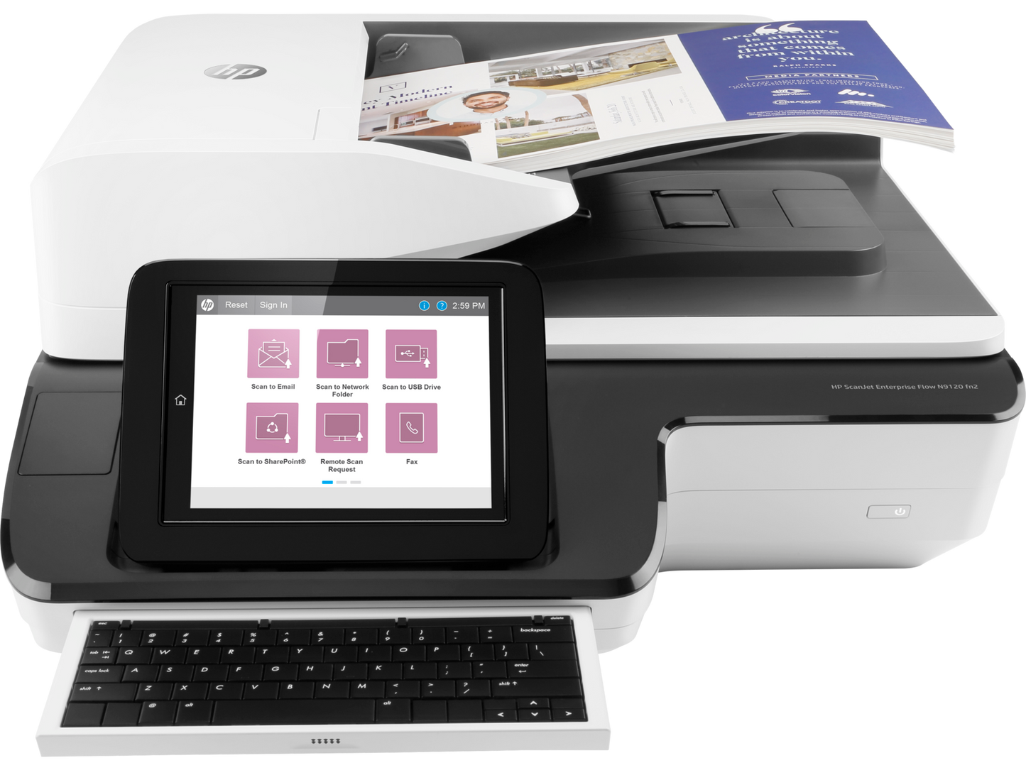 HP SCANJET ENTERPRISE FLOW N9120 FN2 SCANNER