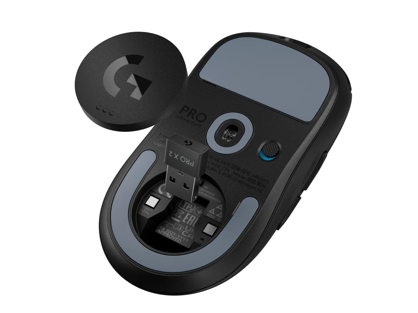 Logitech G PRO X SUPERLIGHT 2 LIGHTSPEED Gaming Mouse BLACK